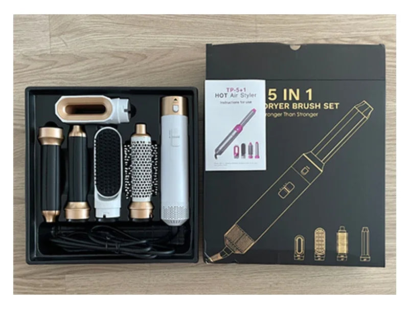 5-in-1 Hair Dryer Brush – Versatile Styling with Ionic & Infrared Technology