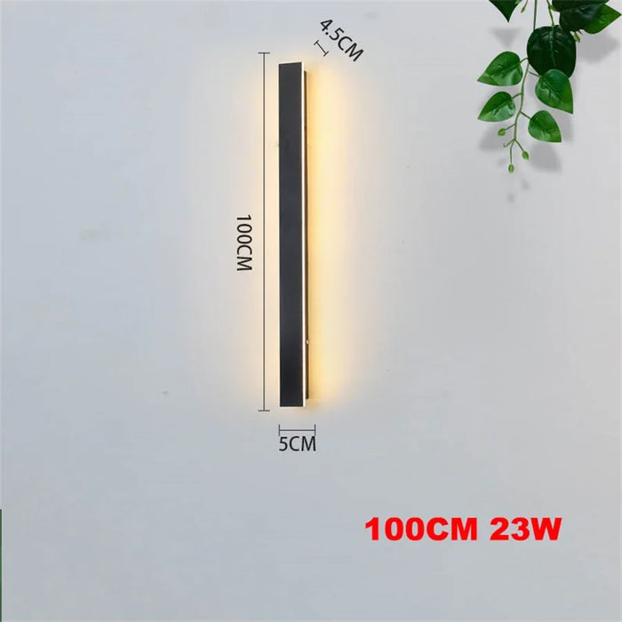 Waterproof LED Wall Light – IP65 Outdoor Strip Lamp for Garden, Patio & Corridor