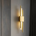 Contemporary Black & Gold LED Wall Lamp – Up & Down Light for Modern Interiors - Samanta Factory