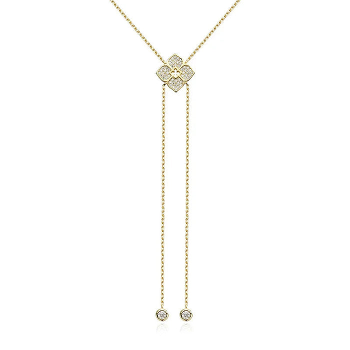 Moissanite Necklace – Full Round-Cut Sparkle in 925 Sterling Silver SF