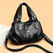 Women’s Tote Bag – Sequined Letter Design & Soft Leather Shoulder Handbag - Samanta Factory