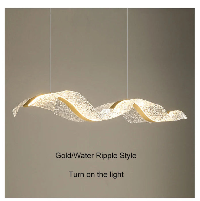 Modern LED Pendant Light – Smart Dimmable with Remote Control SF