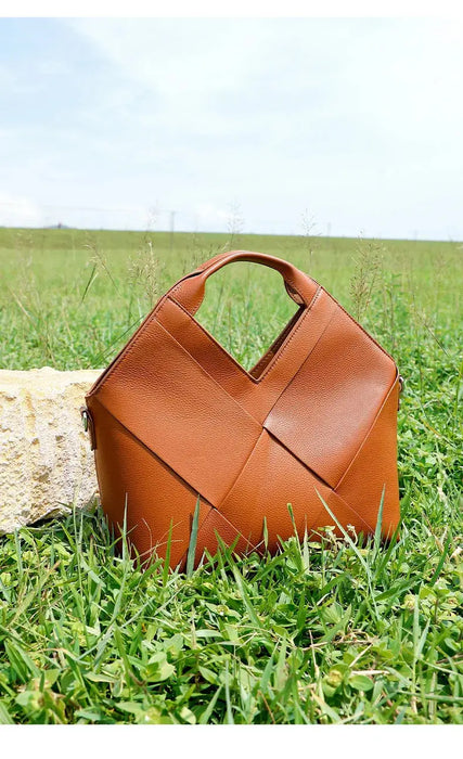 Cow Leather Shoulder Bag – Soft Satchel for Four Seasons SF