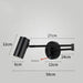 Modern Wall-Mounted LED Lamp – Adjustable Swing Arm with Warm/Cold Light for Bedrooms & Living Rooms - Samanta Factory
