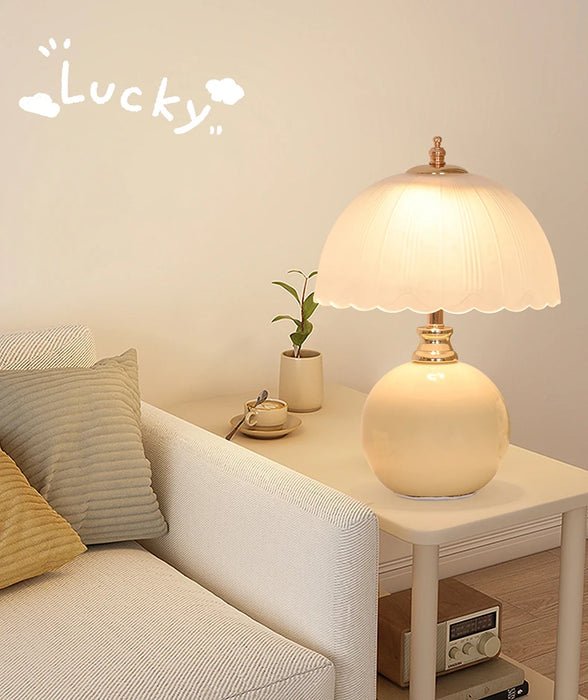 LED Book Light – USB-Powered Ceramic Lamp with Dimmable Color Option