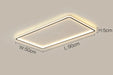 Modern Ultra-Thin LED Ceiling Light – Remote Control, Dimmable, Energy-Saving Lighting Fixture - Samanta Factory