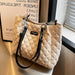 Casual Cotton Shoulder Tote – Soft, Fashionable Design for Women - Samanta Factory