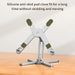 Foldable Laptop Stand 360°Rotation Notebook Table Aluminum Alloy Holder Portable Book Tablet Bracket with Heat Dissipation SF