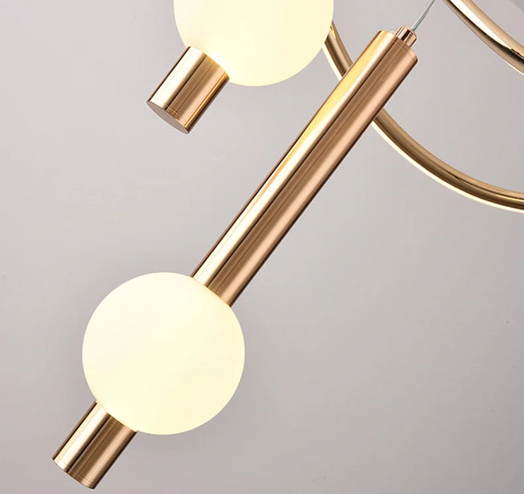 LED Crystal Pendant Light – 3 Color Modes with Remote Dimming SF