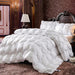 Goose Down Quilted Comforter – 100% Cotton All-Season Duvet, Breathable & Lightweight - Samanta Factory