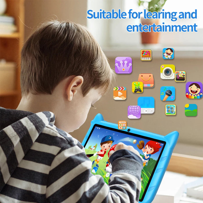 BDF 7-Inch Kids Tablet – Android 13 with 64GB Storage, Dual Cameras & Parental Controls