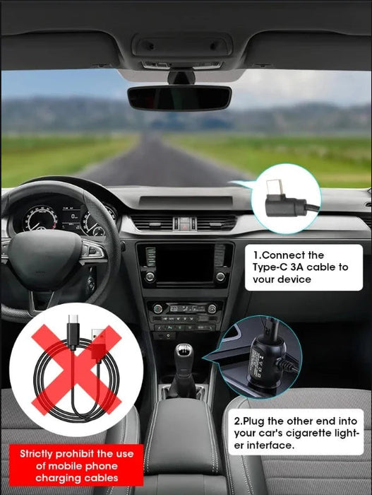 4K Dual Dash Cam – Ultra-Clear Front & Rear Recording Samanta Factory