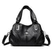 Women’s Tote Bag – Sequined Letter Design & Soft Leather Shoulder Handbag - Samanta Factory