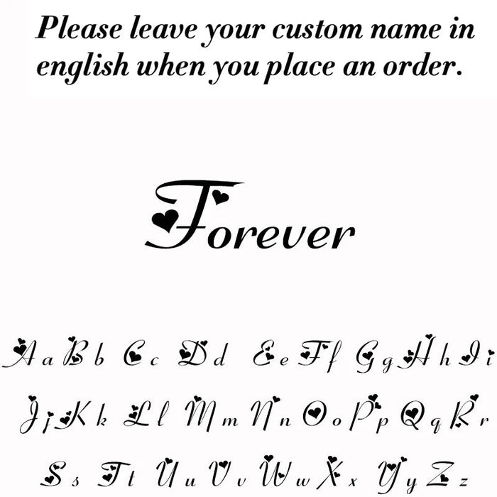 Custom Name Necklace – 18K Gold Plated Personalized Heart Pendant for Women SF