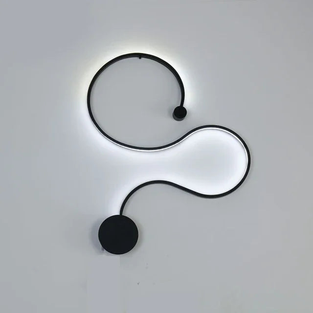 LED Wall Lamp – Modern Dimmable Up & Down Sconce with Remote - Samanta Factory