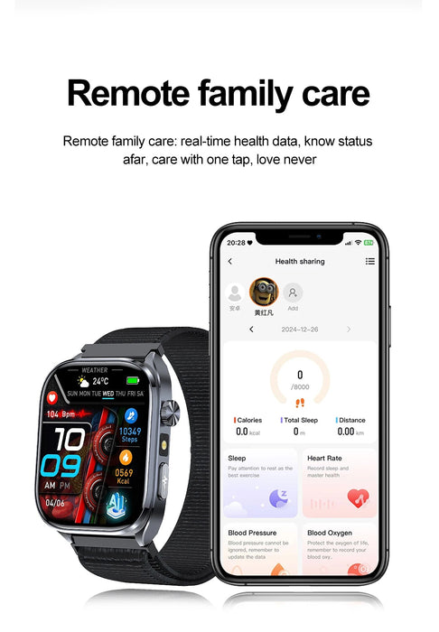 Health Smartwatch – ECG & AI Five-Organ Monitoring SF
