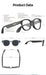 AI Smart Glasses with 4K Camera & Translation – Bluetooth Calling Music Sunglasses SF