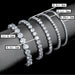 Moissanite Vintage Bracelet – 925 Sterling Silver Unisex Jewelry - Samanta Factory