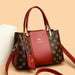 Luxury Fashion Print Handbag – Large Capacity Soft Leather Shoulder & Crossbody Bag for Women - Samanta Factory