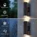 Modern LED Wall Lamp – Double Head Waterproof E27 Indoor Outdoor Lighting SF