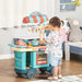 HOMCOM Kids Kitchen & Grocery Play Set – 50-Piece Pretend Cooking Toy for Ages 3 to 6

