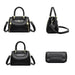 High-Quality PU Leather Handbag for Women – Animal Print Casual Tote, Versatile Fashion Bag - Samanta Factory