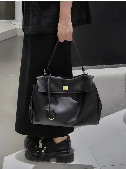 Leather Satchel Bag – Soft Casual Crossbody Style SF