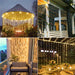 Festive Solar-Powered Curtain Lights with Waterproof Design & Remote Control - Samanta Factory