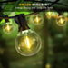 LED Globe String Lights – Shatterproof & Waterproof Outdoor Lighting - Samanta Factory