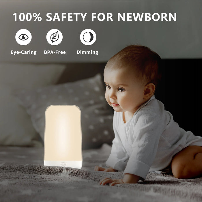 Smart RGB Night Light Lamp – Touch Control with App