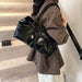 Stylish Vegan Leather Tote Bag with Tassel Detail and Spacious Interior - Samanta Factory