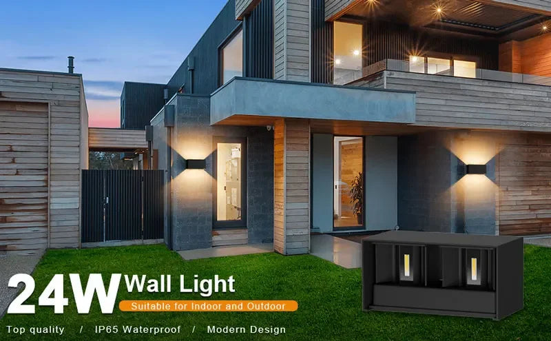 Outdoor LED Wall Light – Adjustable Beam IP65 Waterproof SF
