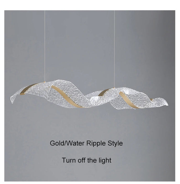 Modern LED Pendant Light – Smart Dimmable with Remote Control SF