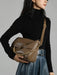 Leather Crossbody Bag - Vintage Soft Flap Style SF