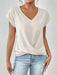 V-Neck Blouse - Casual Elegance for Office & Summer Days - Samanta Factory