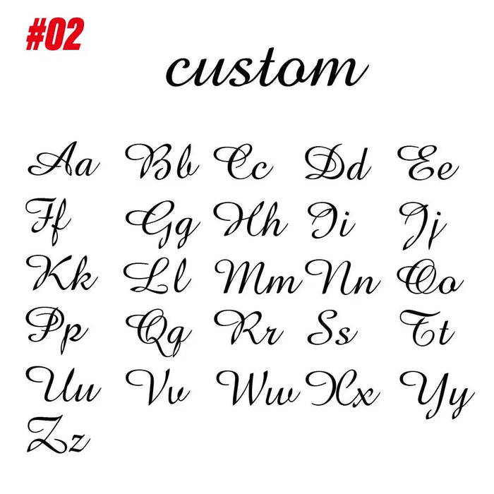 Custom Multi Name Necklace – Personalized Letter Pendant for Women SF