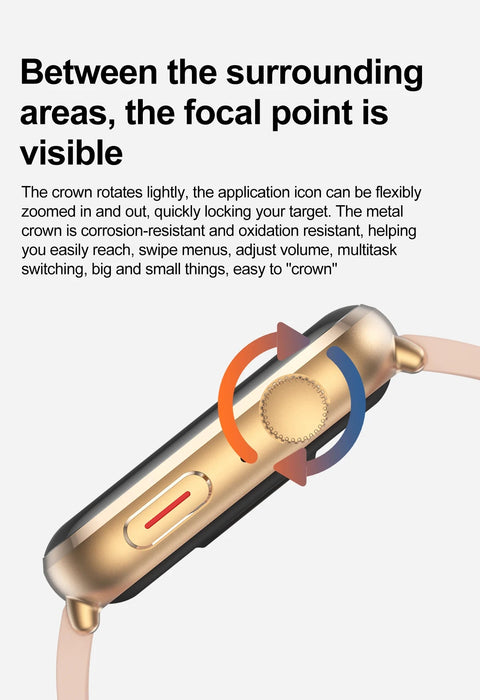 Women’s Smart Watch – AMOLED Health Tracking SF