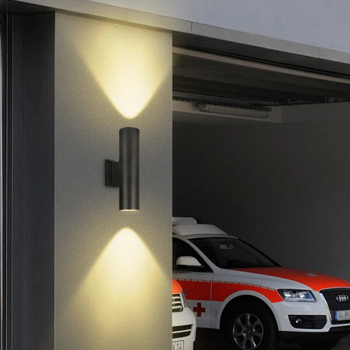 Modern LED Wall Lamp – Double Head Waterproof E27 Indoor Outdoor Lighting SF