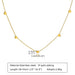 Heart Link Chain Necklace – Gold Stainless Steel Design SF