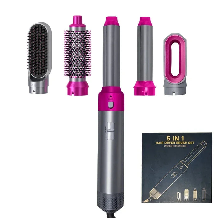 5-in-1 Hair Dryer Brush – Versatile Styling with Ionic & Infrared Technology