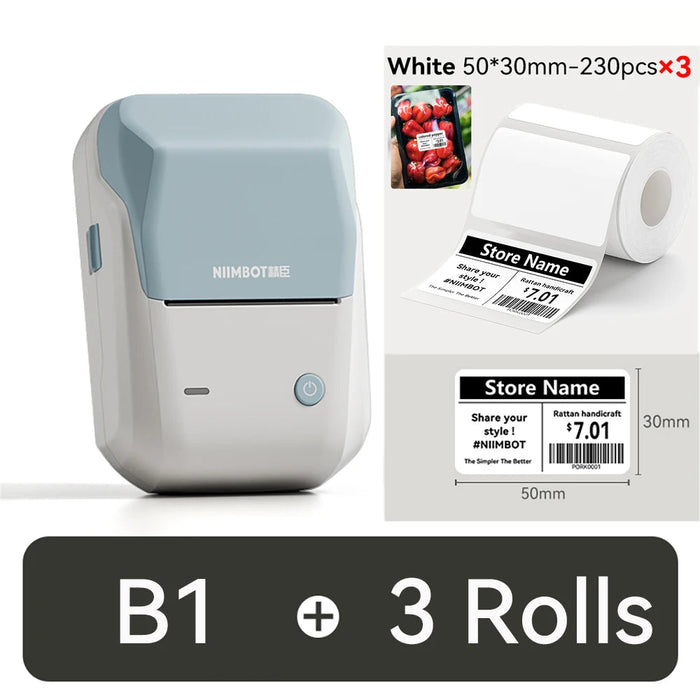 Thermal Label Maker – Bluetooth Portable Printing Samanta Factory