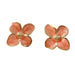 Stud Earrings – Vintage Petal Design in Stainless Steel SF