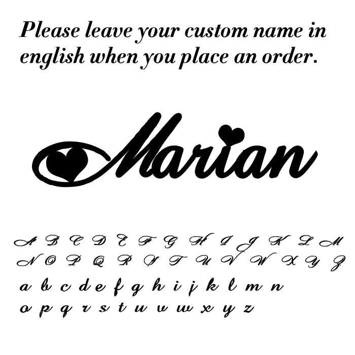 Custom Name Bracelet – Elegant Letter Charm Bracelet SF