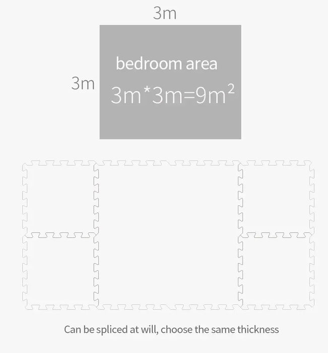 Foam Play Mat for Babies – BPA-Free, Thick Non-Toxic Puzzle Mat for Floor Protection & Playroom Use