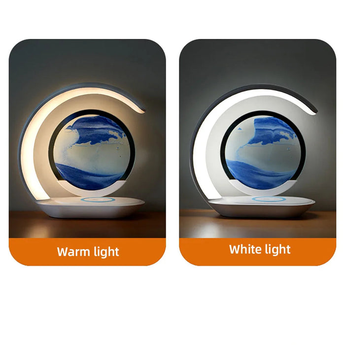 Smart Night Light – Wireless Charging & Adjustable Brightness SF
