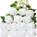 Artificial Velvet Roses – 50PCS Long-Stem Flower Bouquet SF