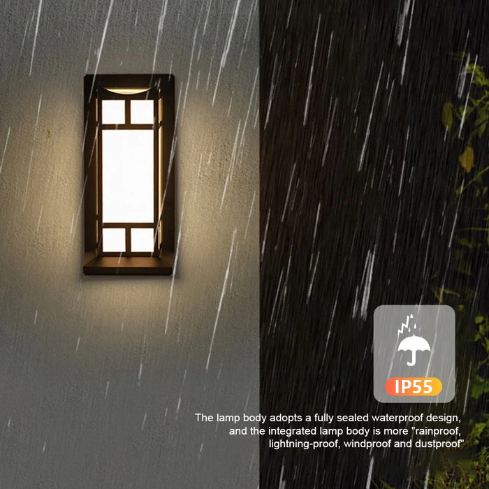Modern LED Wall Light with Radar Motion Sensor – 16W/30W Waterproof IP55 ABS Lamp for Indoor & Outdoor Lighting - Samanta Factory