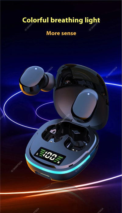 Bluetooth Earbuds – Waterproof Noise-Cancelling Wireless Headphones with Touch Control & Fast Charging