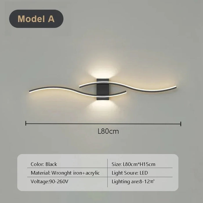 Wall Light Fixture – Adjustable LED Design for Modern Interior Décor