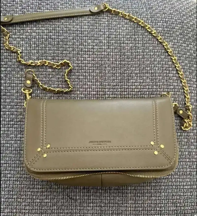 Women’s PU Box Bag – Casual Chain Shoulder Crossbody Bag